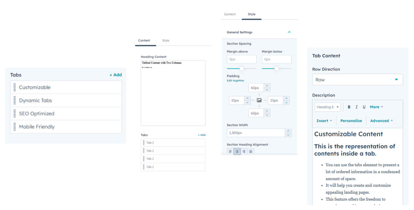 Tabbed Content Module