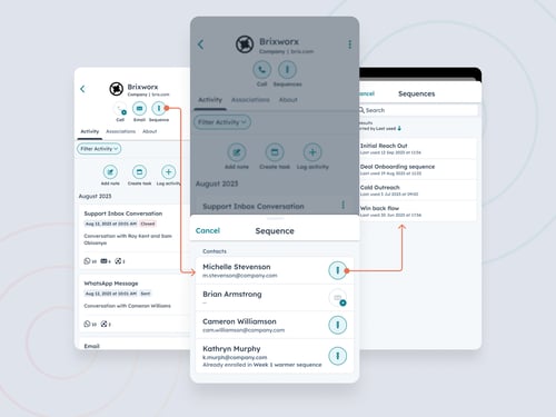 enroll contacts