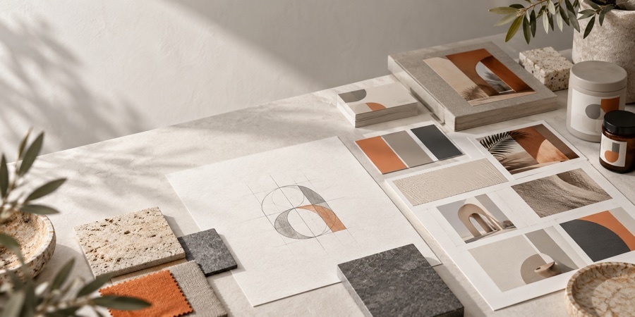 Brand development and logo design in the UAE: strategy, identity and visual applications.